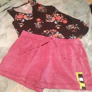 Ladies vest top and new shorts